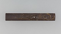 Knife Handle (Kozuka), Iron, gold, silver, Japanese