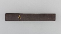 Knife Handle (Kozuka), Iron, silver, copper-gold alloy (shakudō), gold, copper, Japanese