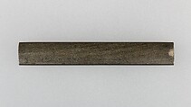 Knife Handle (Kozuka), Iron, gold, copper-silver alloy (shibuichi), Japanese