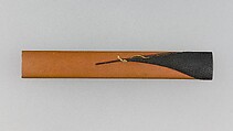 Knife Handle (Kozuka), Copper, gold, copper-gold alloy (shakudō), Japanese