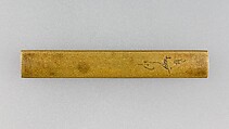 Knife Handle (Kozuka), Copper-silver alloy (shibuichi), copper-gold alloy (shakudō), gold, Japanese