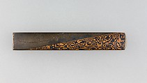 Knife Handle (Kozuka), Copper-gold alloy (shakudō), copper-silver alloy (shibuichi), metal laminate (mokume-gane), gold, silver, Japanese