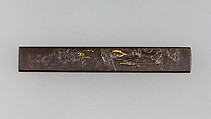 Knife Handle (Kozuka), Iron, gold, silver, copper-gold alloy (shakudō), copper-silver alloy (shibuichi), Japanese