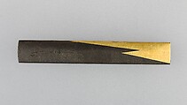 Knife Handle (Kozuka), Iron, gold, silver, copper-gold alloy (shakudō), copper-silver alloy (shibuichi), Japanese