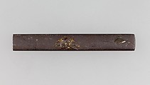 Knife Handle (Kozuka), Iron, gold, silver, Japanese