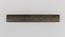 Knife Handle (Kozuka), Copper-gold alloy (shakudō), gold, copper-silver alloy (shibuichi), Japanese