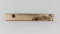 Knife Handle (Kozuka), Copper-silver alloy (shibuichi), gold, copper-gold alloy (shakudō), copper, Japanese