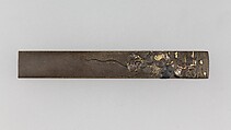 Knife Handle (Kozuka), Copper-silver alloy (shibuichi), gold, silver, copper-gold alloy (shakudō), Japanese