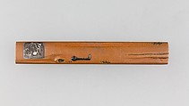 Knife Handle (Kozuka), Copper, silver, copper-gold alloy (shakudō), Japanese