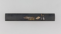 Knife Handle (Kozuka), Copper-gold alloy (shakudō), gold, silver, copper-silver alloy (shibuichi), copper, Japanese
