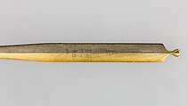 Hair Dressing Tool (Kogai), Copper, copper-gold alloy (shakudō), copper-silver alloy (shibuichi), gold, silver, Japanese