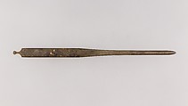 Hair Dressing Tool (Kogai), Copper, copper-gold alloy (shakudō), copper-silver alloy (shibuichi), gold, silver, Japanese
