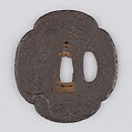 Sword Guard (Tsuba), Iron, gold, silver, copper, Japanese