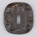 Sword Guard (Tsuba), Iron, gold, copper, brass, silver, Japanese