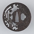 Sword Guard (Tsuba), Iron, copper, Japanese