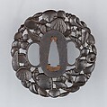 Sword Guard (Tsuba), Iron, copper, Japanese