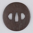 Sword Guard (Tsuba), Iron, copper, Japanese