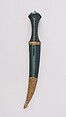 Dagger  with Sheath, Steel, copper, gold, bloodstone, ruby, Persian or Turkish, Ottoman