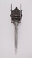 Dagger (Katar), Steel, Indian, Thanjavur; blade, European