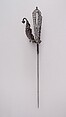Guarded Dagger (Katar), Steel, Indian, Thanjavur; blade, European