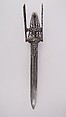 Guarded Dagger (Katar), Steel, Indian, Thanjavur; blade, European