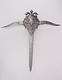 Dagger (Katar), Steel, Indian, Thanjavur; central blade, German