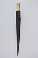 Dagger (Kard) with Sheath, Steel, ivory, gold, wood, leather, iron, Persian, Qajar