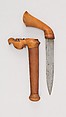 Knife with Sheath, Wood, steel, Indonesian, Sulawesi (possibly Phillipine)