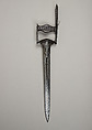 Dagger (Katar), Steel, hilt, South Indian; blade, European