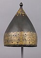 Helmet, Steel, gold, copper alloy, Turkish