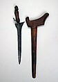 Kris with Sheath, Wood, silver, Madurese
