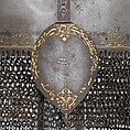 Helmet, Steel, iron, gold, Indian, Deccan, possibly Golconda