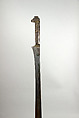 Sword (Flyssa) with Scabbard, Steel, brass, wood, iron, Algerian, Kabyle