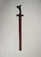 Sword with Scabbard, Wood, horn, rattan, metal, Acheen