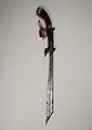 Sword, Lead, horn, bone, cloth, Indonesian, Adonara, Pulau