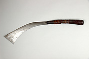 Sword (Panabas), Steel, wood, cane (rattan), Philippine, Malabang