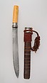 Sword (Dha) with Scabbard and Baldric, Ivory, silver, wood, Burmese