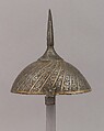 Helmet, Steel, gold, Indian, possibly North Indian