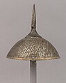 Helmet, Steel, gold, Indian, possibly North Indian