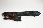 Helmet and Arm Guard, Steel, enamel, Persian