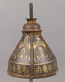 Helmet, Iron, gold, velvet, Chinese