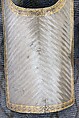 Cuirass (<i>Char-aina</i>), Steel, iron, gold, leather, textile (wool), Persian, Safavid