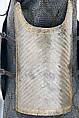 Cuirass (<i>Char-aina</i>), Steel, iron, gold, leather, textile (wool), Persian, Safavid