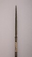 Spear, Wood, silver, Javanese