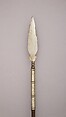 Spear, Steel, wood, silver, Philippine, Jolo