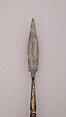 Spear, Steel, iron, wood, horsehair, Indian, Assam