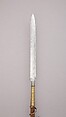 Spear, Wood, steel, silver, Javanese