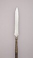Spear, Wood, silver, steel, Javanese