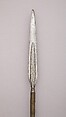 Spear, Wood, brass, Bornean