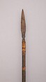Blowpipe with Spearhead, Bamboo, cane (rattan), Bornean